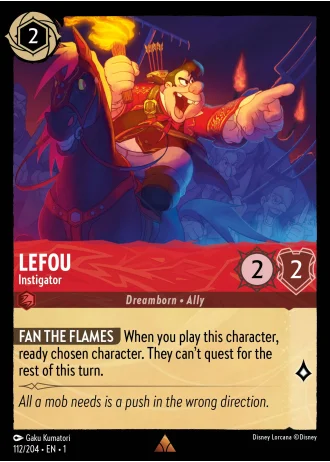 LeFou - Instigator #112/204 — The First Chapter