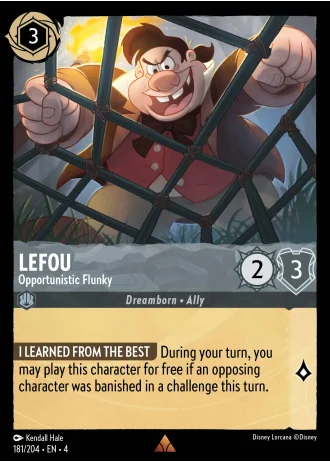 LeFou - Opportunistic Flunky #181/204 — Ursula's Return