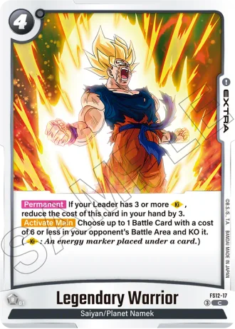 Legendary Warrior FS12-17 — Starter Deck EX: The Beat of Ki (FS12)