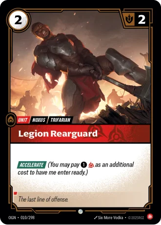 Legion Rearguard #010/298 — Origins