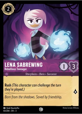 Lena Sabrewing - Rebellious Teenager #43/204 — Into the Inklands