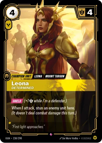 Leona, Determined #238/298 — Origins