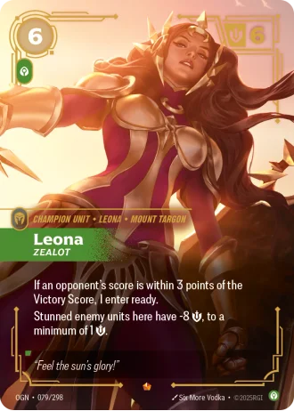 Leona, Zealot #079/298 — Origins