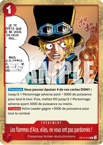 Les flammes d'Ace, elles, ne vous ont pas pardonnés ! (OP13-019) — Successeurs (OP13)