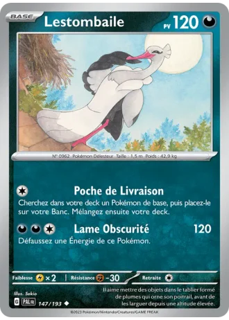 Lestombaile #147/193 — Évolutions à Paldea