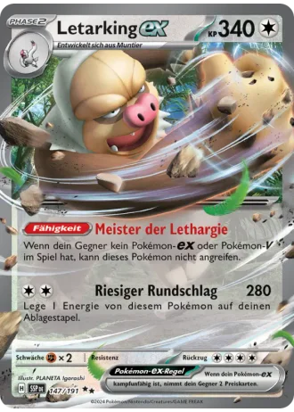 Letarking ex #147/191 — Stürmische Funken