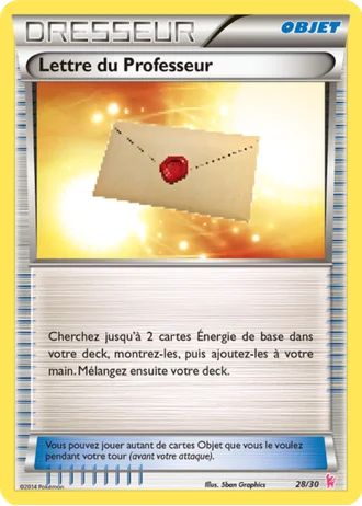 Lettre du Professeur #28/30 — XY Kit du dresseur (Nymphali)