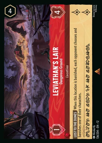 Leviathan's Lair - Dangerous Ground #136/257 — Wilds Unknown