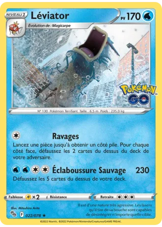 Léviator #022/78 — Pokémon GO