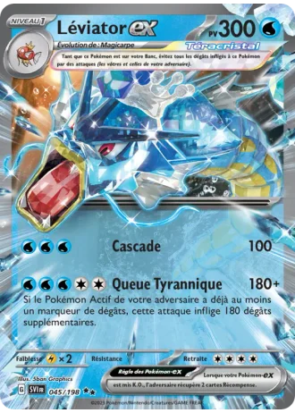 Léviator ex #045/198 — Écarlate et Violet