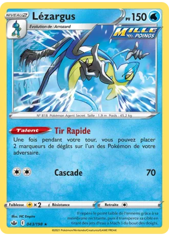 Lézargus #43/198 — Règne de Glace