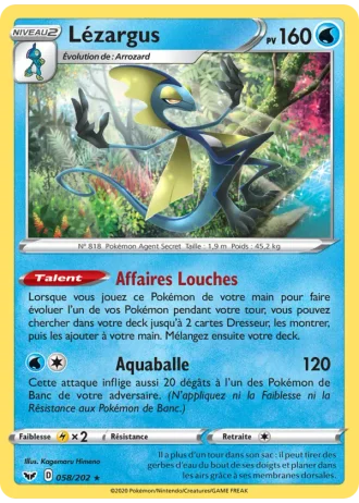 Lézargus #58/202 — Épée et Bouclier