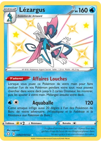 Lézargus SV027/122 — Coffre Chromatique (Destinées Radieuses)