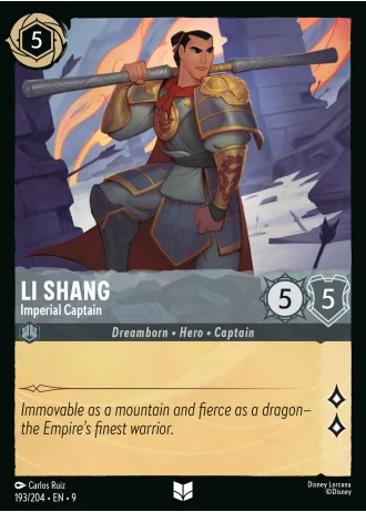 Li Shang - Imperial Captain #193/204 — Fabled