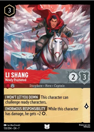 Li Shang - Newly Promoted #133/204 — Archazia's Island