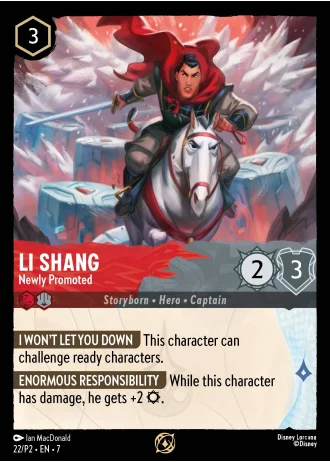 Li Shang - Newly Promoted #22/204 — Archazia's Island