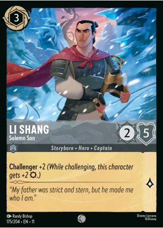 Li Shang - Solemn Son #175/204 — Winterspell