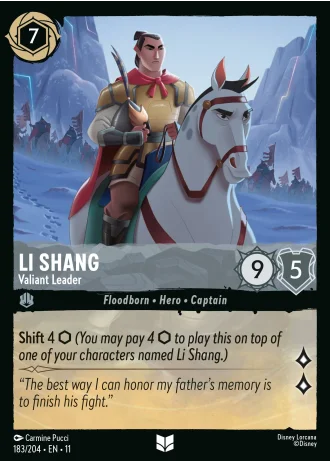 Li Shang - Valiant Leader #183/204 — Winterspell