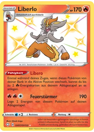 Liberlo SV017/122 — Schillernde Schatzkammer (Glänzendes Schicksal)