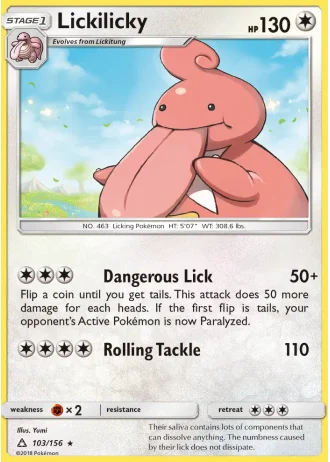 Lickilicky #103 — Ultra Prism