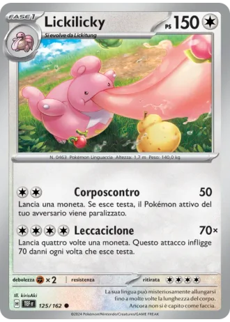 Lickilicky #125/162 — Cronoforze