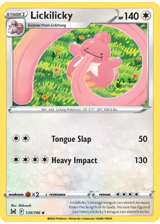Lickilicky #139/196 — Lost Origin