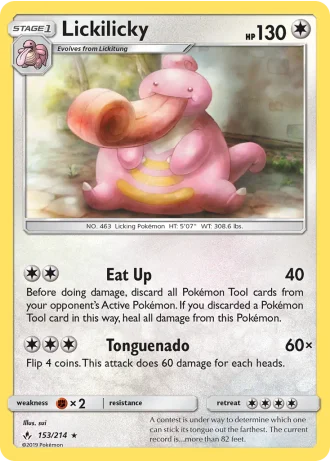 Lickilicky #153 — Unbroken Bonds