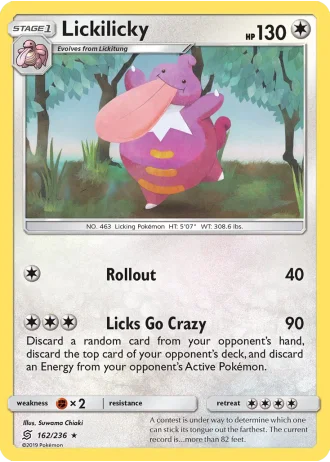 Lickilicky #162/236 — Unified Minds