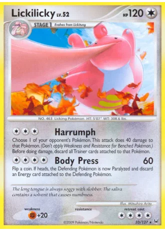 Lickilicky #33 — Platinum
