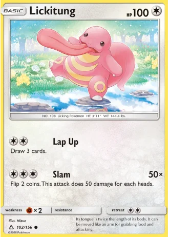 Lickitung #102/156 — Ultra Prism
