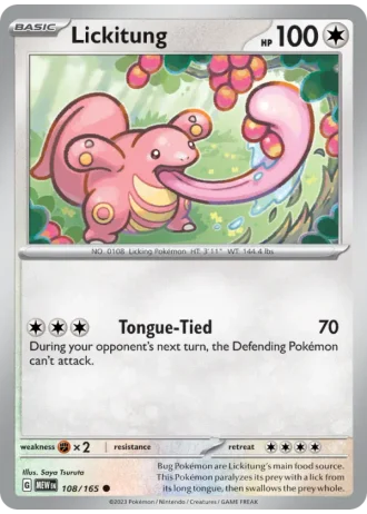 Lickitung #108/165 — 151