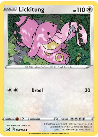 Lickitung #138/196 — Lost Origin