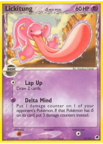 Lickitung #19/101 — EX L'Isola dei Draghi
