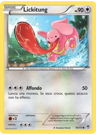 Lickitung #78/111 — Colpi Furiosi