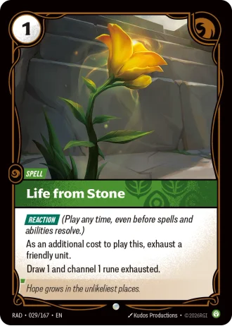 Life from Stone #029/167 — Radiance
