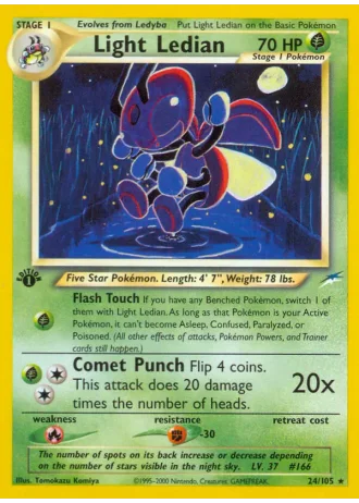 Light Ledian (1st Edition) #24 — Neo Destiny (1st Edition)