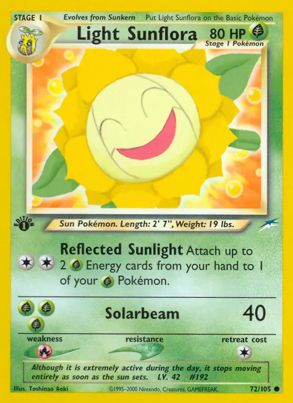 Light Sunflora (1ª Edizione) #72 — Neo Destiny (1ª Edizione)