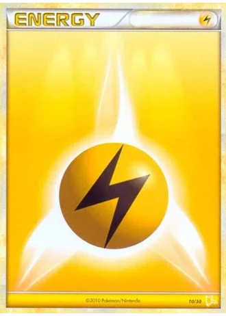 Lightning Energy #10 — HS trainer Kit (Raichu)