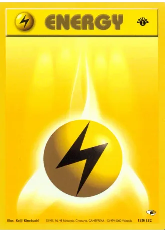 Lightning Energy #130/132 — Gym Heroes