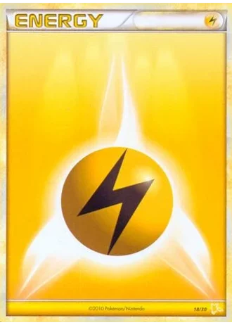 Lightning Energy #18 — HS trainer Kit (Raichu)