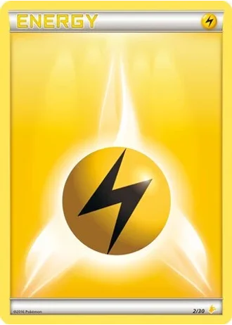 Lightning Energy #2/30 — XY trainer Kit (Pikachu Libre)