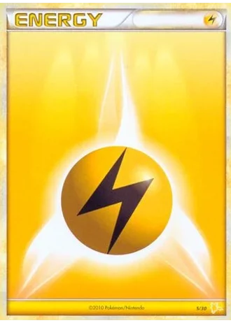 Lightning Energy #4 — HS trainer Kit (Raichu)