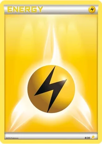 Lightning Energy #8/30 — XY trainer Kit (Pikachu Libre)