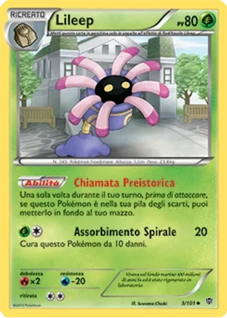 Lileep #3 — Esplosione Plasma