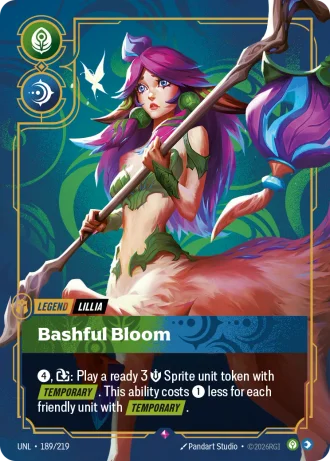 Lillia, Bashful Bloom #189/219 — Unleashed