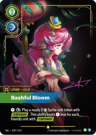 Lillia, Bashful Bloom #230*/219 — Unleashed