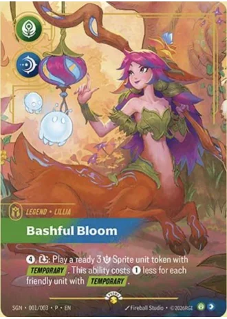 Lillia, Bashful Bloom #001/003 — Secret Garden