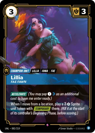 Lillia, Fae Fawn #082/219 — Unleashed