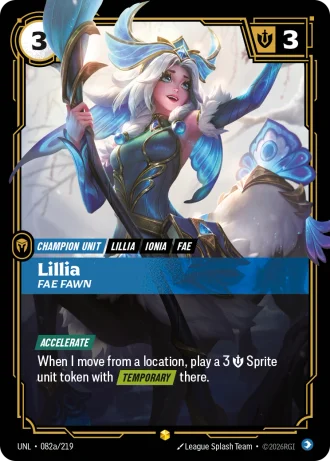 Lillia, Fae Fawn #082a/219 — Unleashed