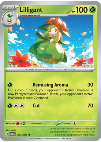 Lilligant #007/86 — Black Bolt